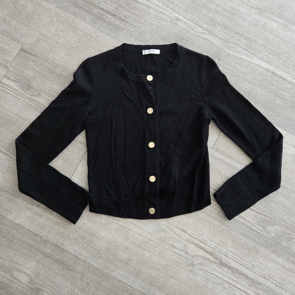 Versace Cardigan with Gold Buttons